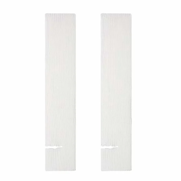 A pair of knitted jk socks for women, white long calf socks, leg covers, autumn and winter warm socks, Lolita - Image 2