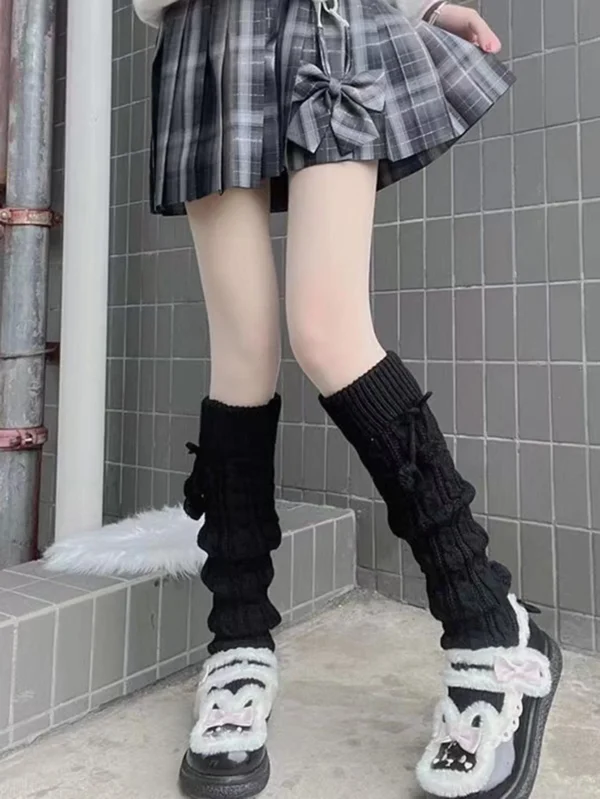 1 pair of extended sock sleeves 70CM long tube sock sleeves extended ball sock sleeves JK girls' style sock sleeve